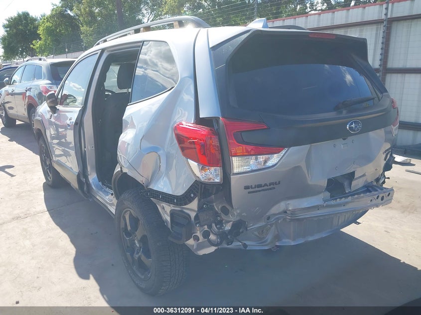 VIN JF2SKAMC3NH457568 2022 SUBARU FORESTER WILDERNESS
