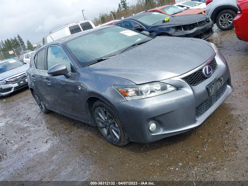 2013 LEXUS CT 200H HYBRID - JTHKD5BHXD2128056