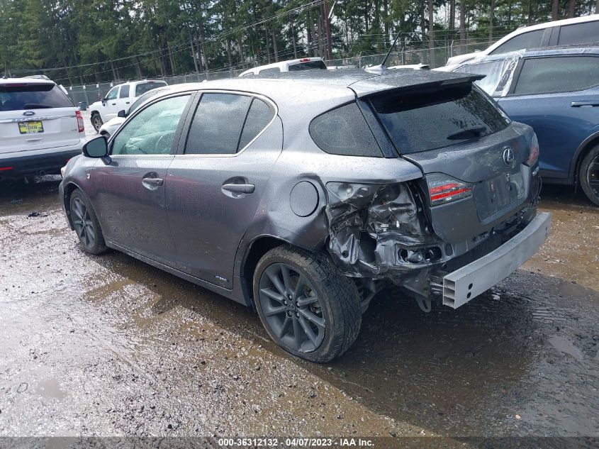 2013 LEXUS CT 200H HYBRID - JTHKD5BHXD2128056