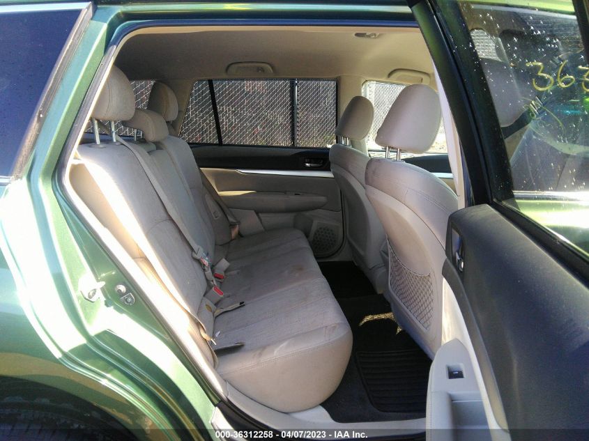 2013 SUBARU OUTBACK 2.5I PREMIUM - 4S4BRCCC9D3257583