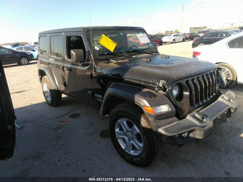2019 JEEP WRANGLER UNLIMITED SPORT S - 1C4HJXDG9KW556906