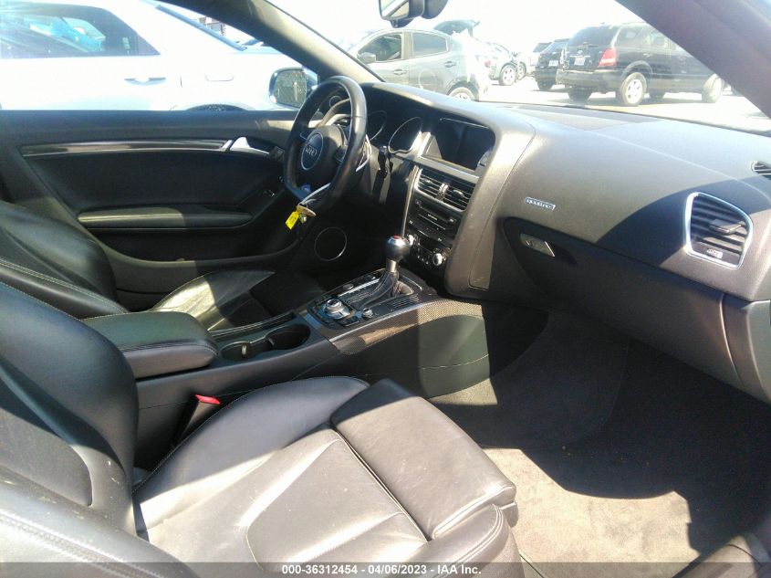 2013 AUDI S5 PREMIUM PLUS WAUCGAFR2DA035236