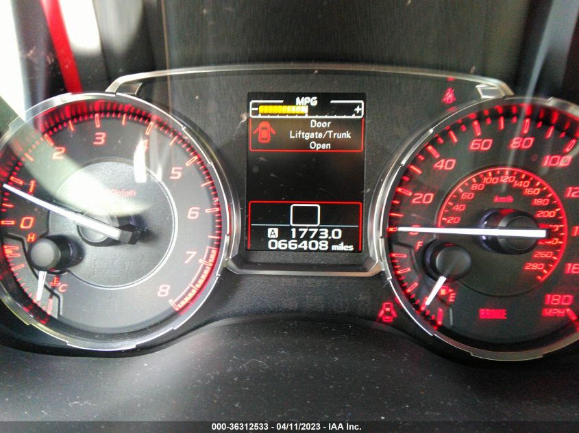 2016 SUBARU WRX PREMIUM - JF1VA1E6XG9828204