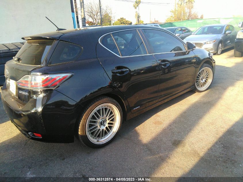 2013 LEXUS CT 200H HYBRID - JTHKD5BH2D2138046