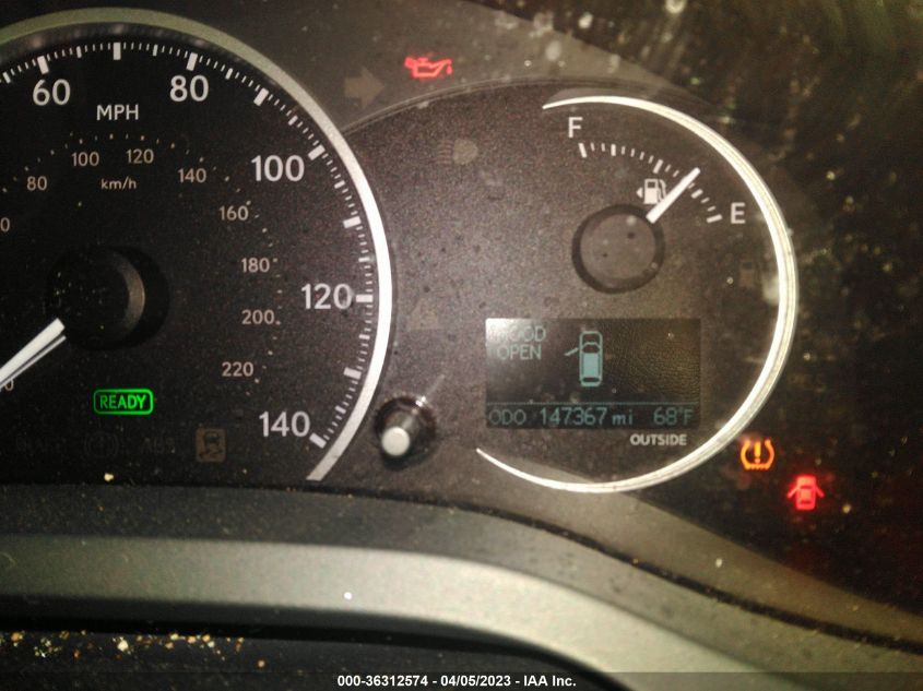 2013 LEXUS CT 200H HYBRID - JTHKD5BH2D2138046