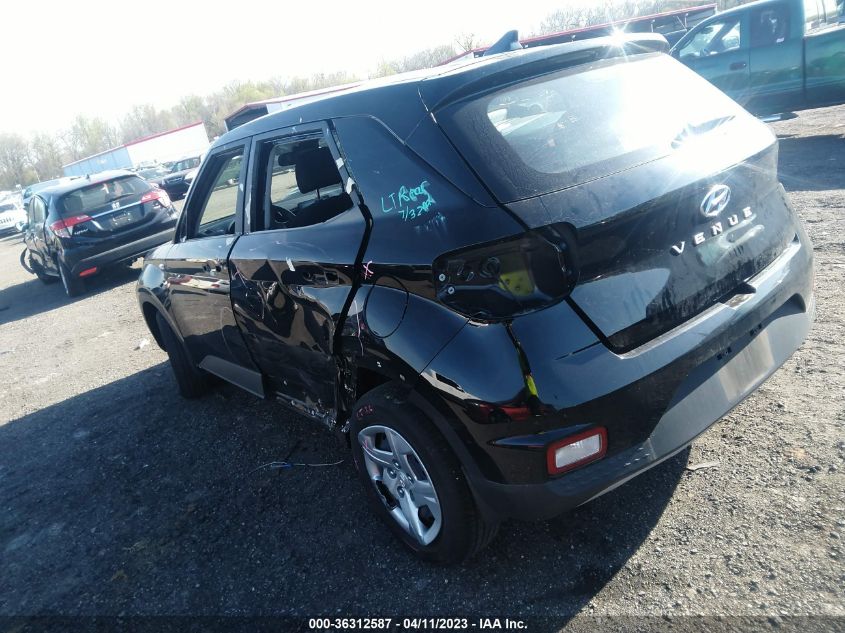 2020 HYUNDAI VENUE SE - KMHRB8A3XLU053516