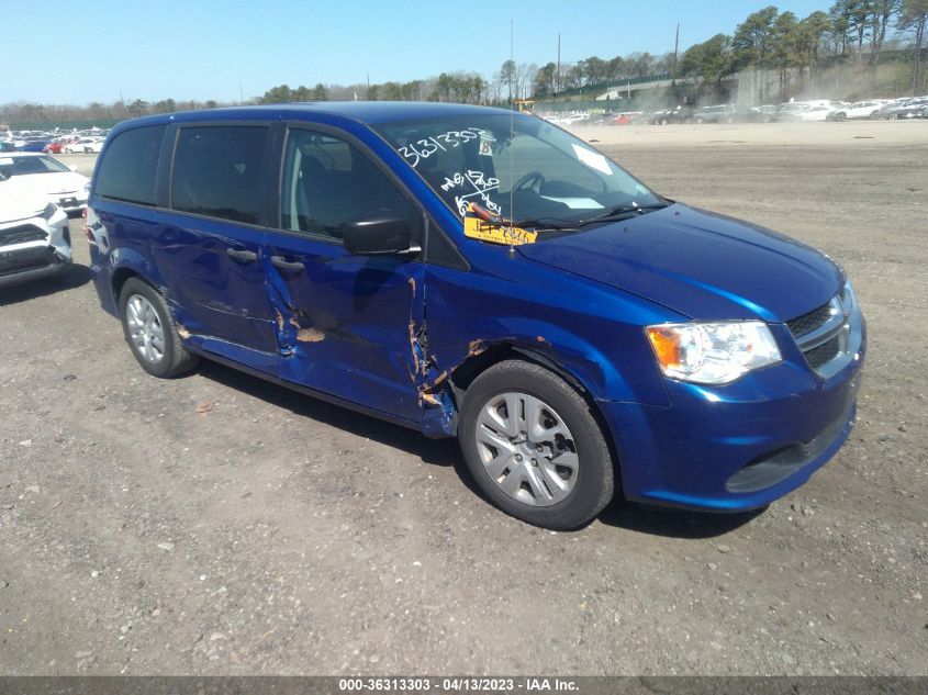 2019 DODGE GRAND CARAVAN SE - 2C4RDGBG5KR778186