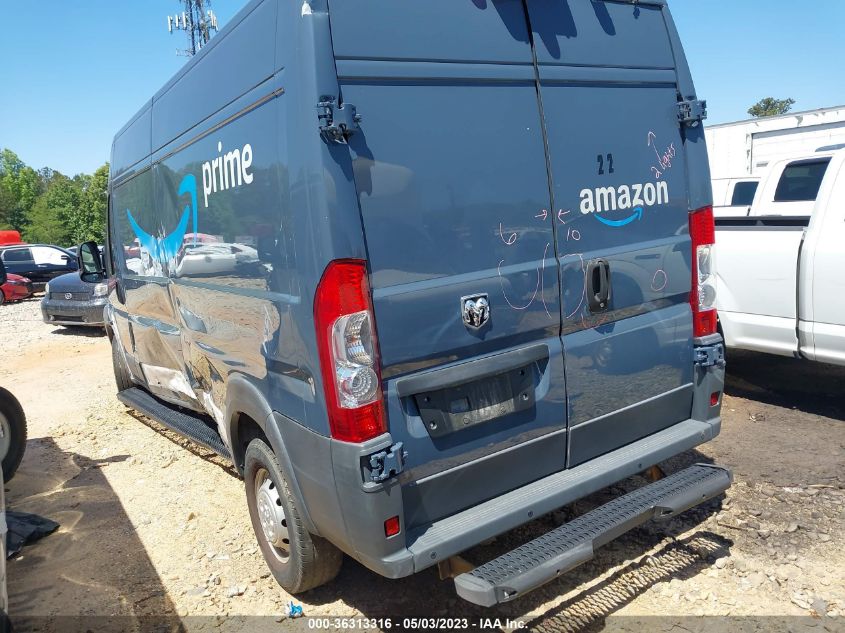 2018 RAM PROMASTER CARGO VAN - 3C6TRVDG2JE160842