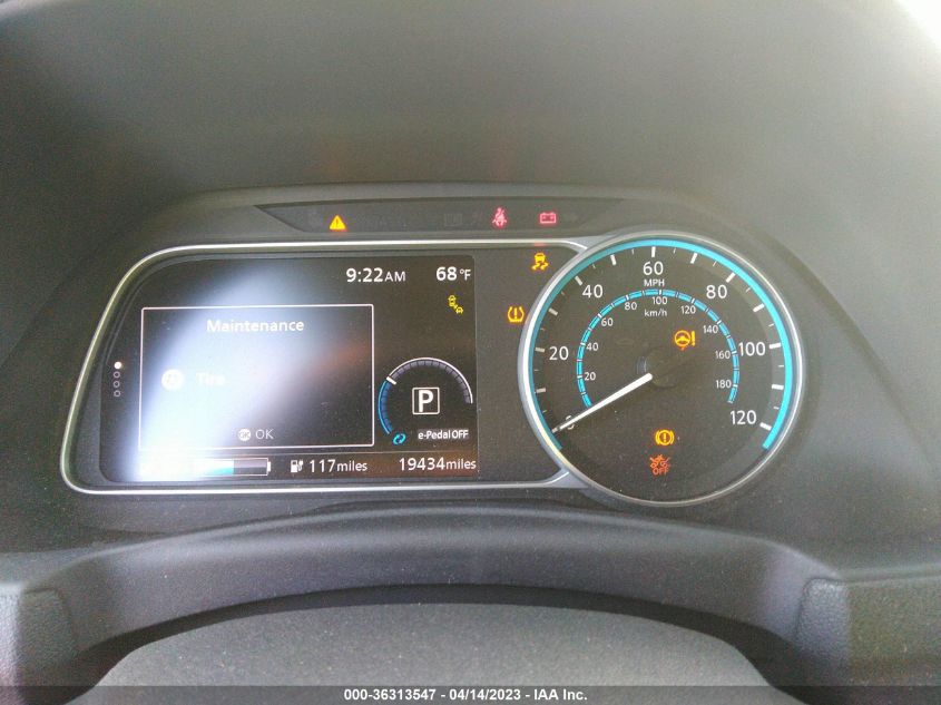 2019 NISSAN LEAF SV PLUS - 1N4BZ1CP8KC311888