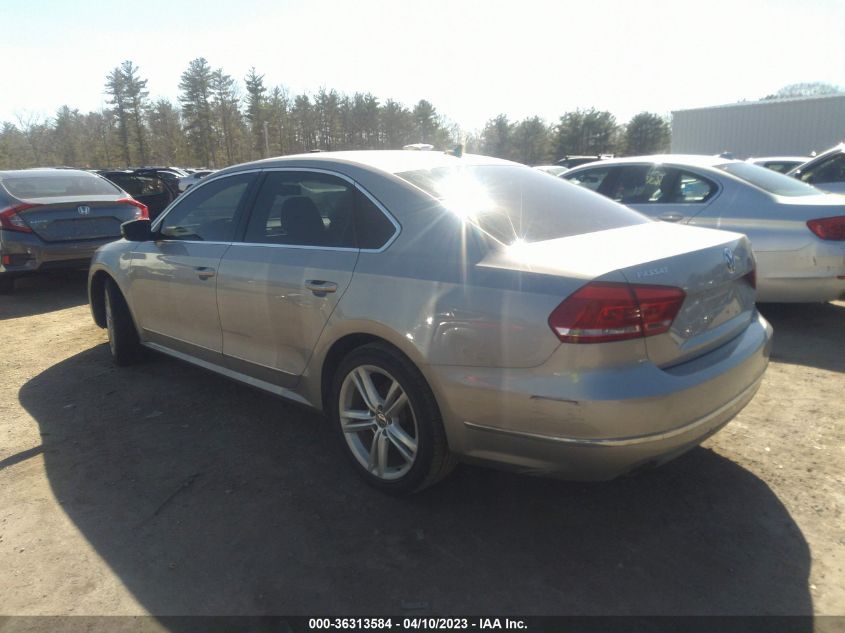2014 VOLKSWAGEN PASSAT TDI SEL PREMIUM - 1VWCN7A3XEC102800