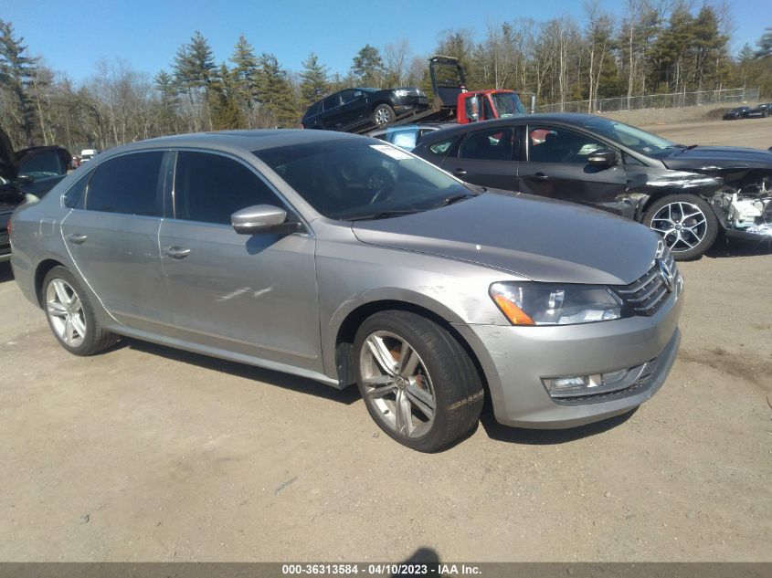 2014 VOLKSWAGEN PASSAT TDI SEL PREMIUM - 1VWCN7A3XEC102800