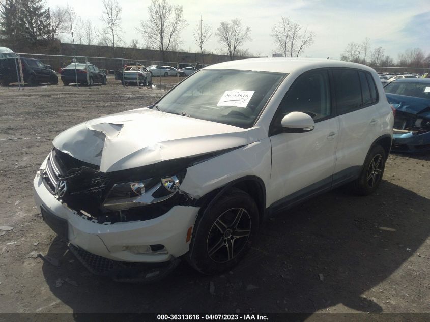 2014 VOLKSWAGEN TIGUAN S - WVGAV3AX7EW522370