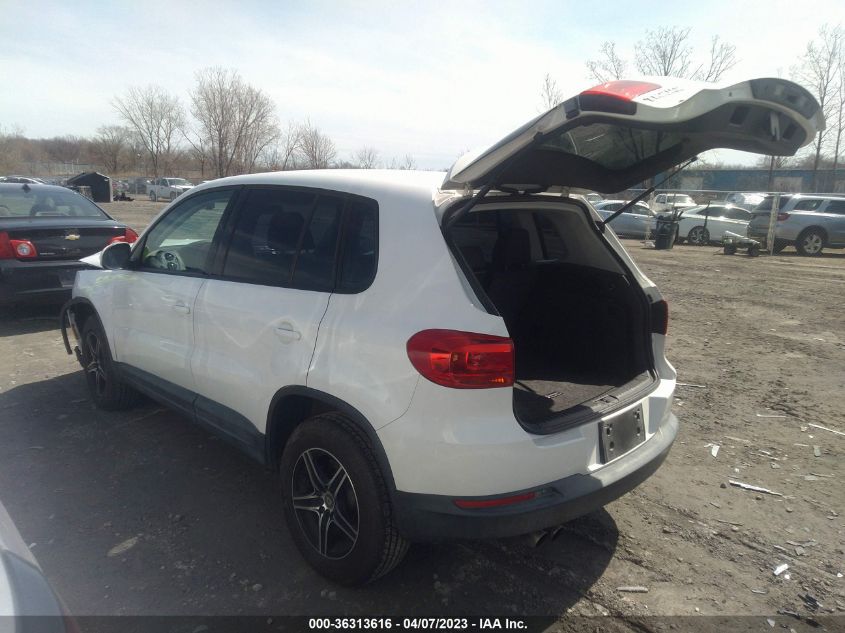 2014 VOLKSWAGEN TIGUAN S - WVGAV3AX7EW522370