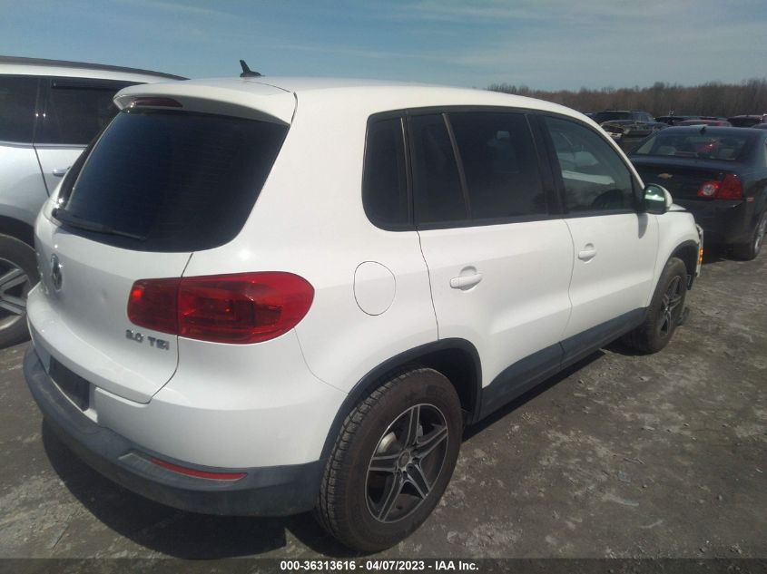 2014 VOLKSWAGEN TIGUAN S - WVGAV3AX7EW522370