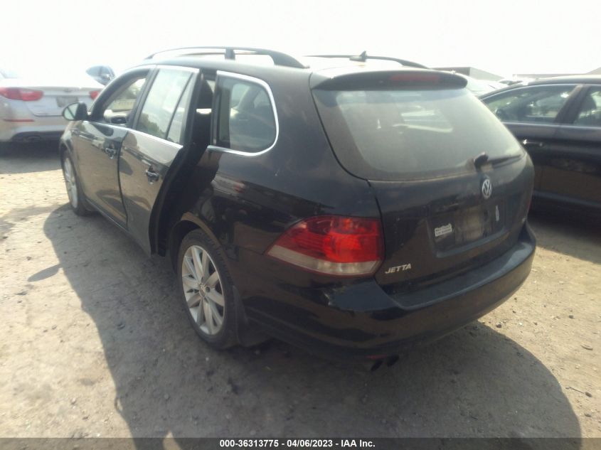 2014 VOLKSWAGEN JETTA SPORTWAGEN TDI W/SUNROOF - 3VWPL7AJ5EM601427