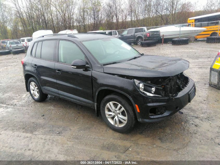 2015 VOLKSWAGEN TIGUAN S - WVGBV7AXXFW582396