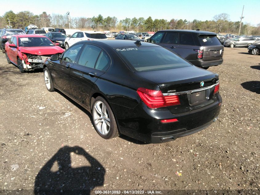 2013 BMW 7 SERIES 750I XDRIVE - WBAYB6C58DD224099