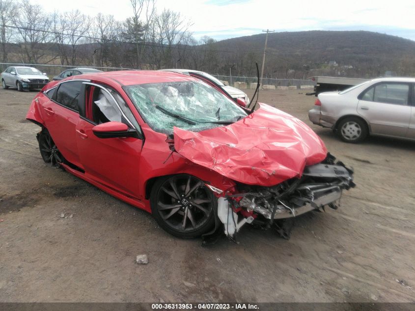 2019 HONDA CIVIC SEDAN SPORT - 2HGFC2F8XKH567956