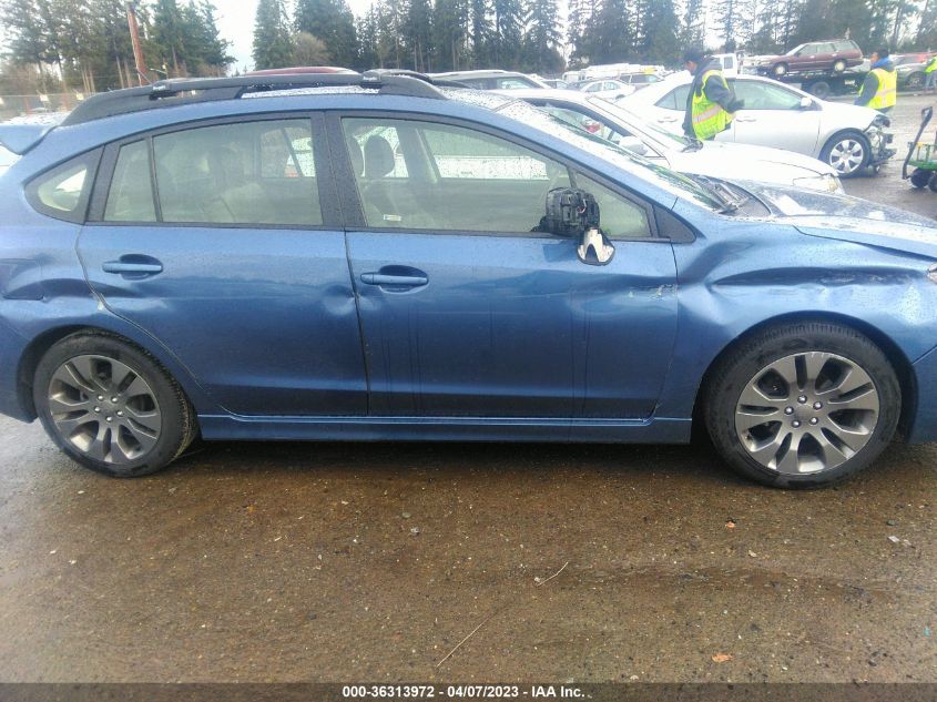 2013 SUBARU IMPREZA WAGON 2.0I SPORT LIMITED - JF1GPAU63D2876673