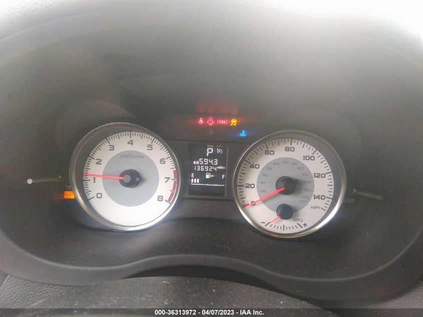 2013 SUBARU IMPREZA WAGON 2.0I SPORT LIMITED - JF1GPAU63D2876673