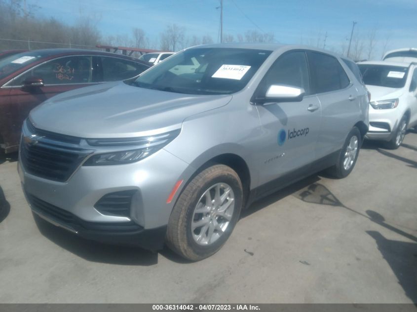 2022 CHEVROLET EQUINOX LT - 2GNAXTEV6N6133258