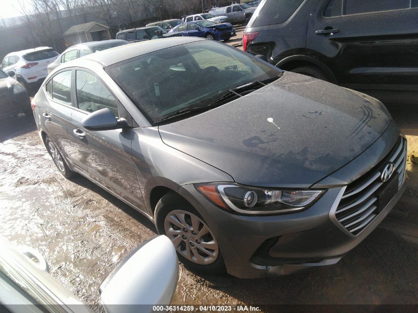 2017 HYUNDAI ELANTRA SE - KMHD74LF2HU088117