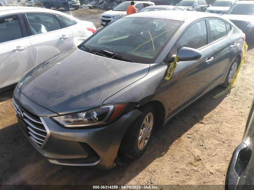 2017 HYUNDAI ELANTRA SE - KMHD74LF2HU088117