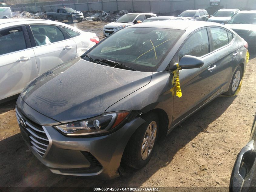 2017 HYUNDAI ELANTRA SE - KMHD74LF2HU088117