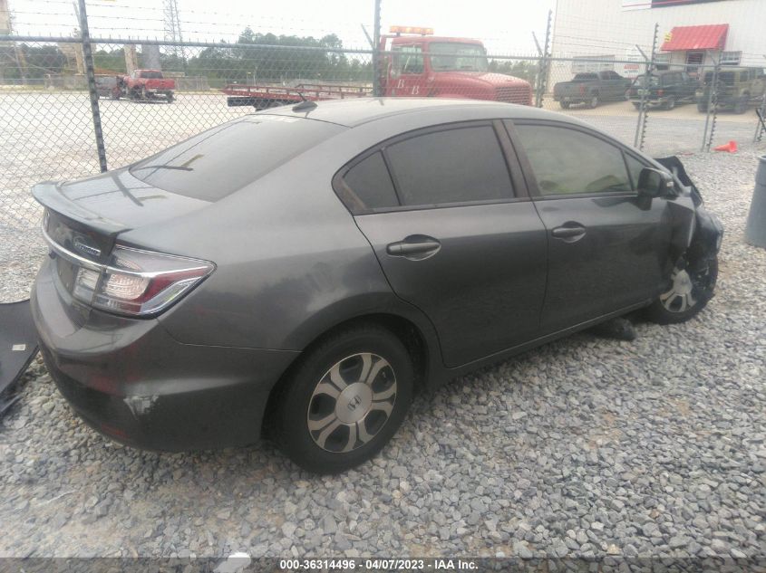 2013 HONDA CIVIC HYBRID 19XFB4F37DE202134