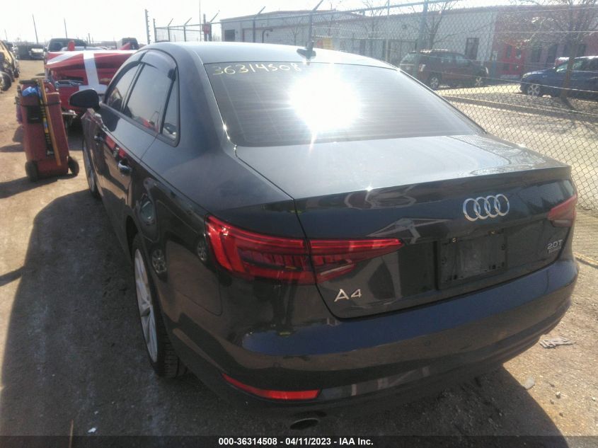 2017 AUDI A4 PREMIUM - WAUANAF46HN014731