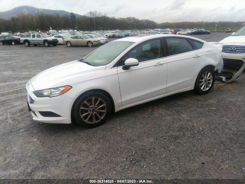 2017 FORD FUSION SE - 3FA6P0HD1HR116967