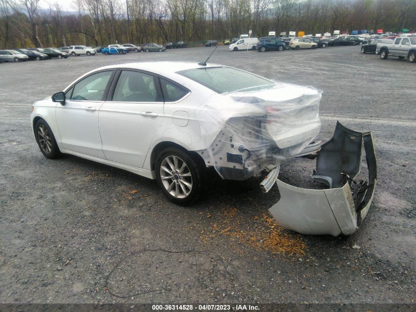 2017 FORD FUSION SE - 3FA6P0HD1HR116967