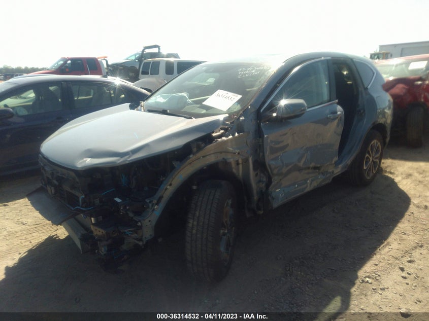 VIN 5J6RW2H58MA010657 2021 HONDA CR-V EX