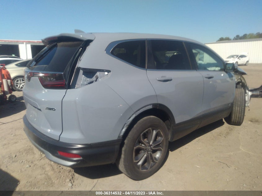 VIN 5J6RW2H58MA010657 2021 HONDA CR-V EX