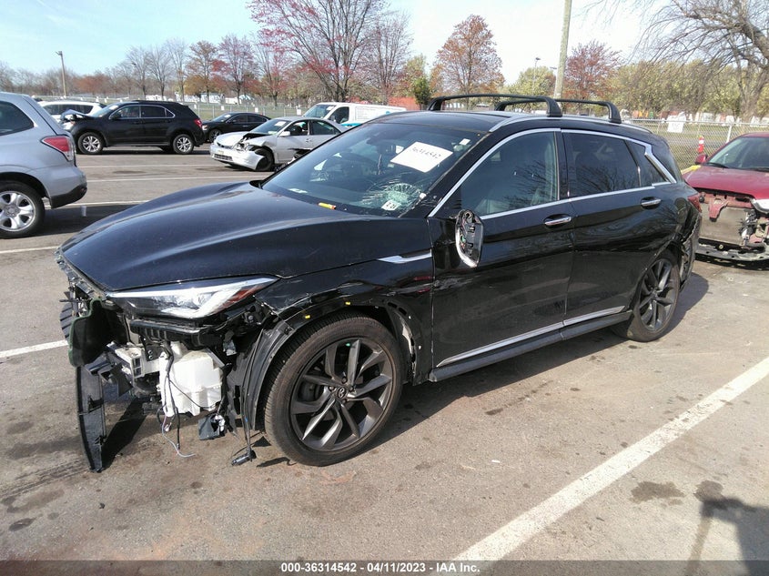 VIN 3PCAJ5M37KF100653 2019 INFINITI QX50 ESSENTIAL
