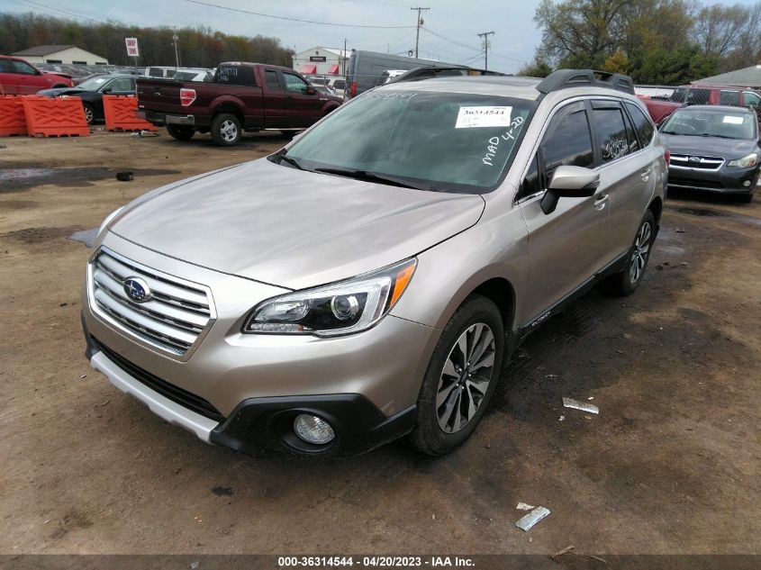 2015 SUBARU OUTBACK 2.5I LIMITED - 4S4BSANCXF3300854