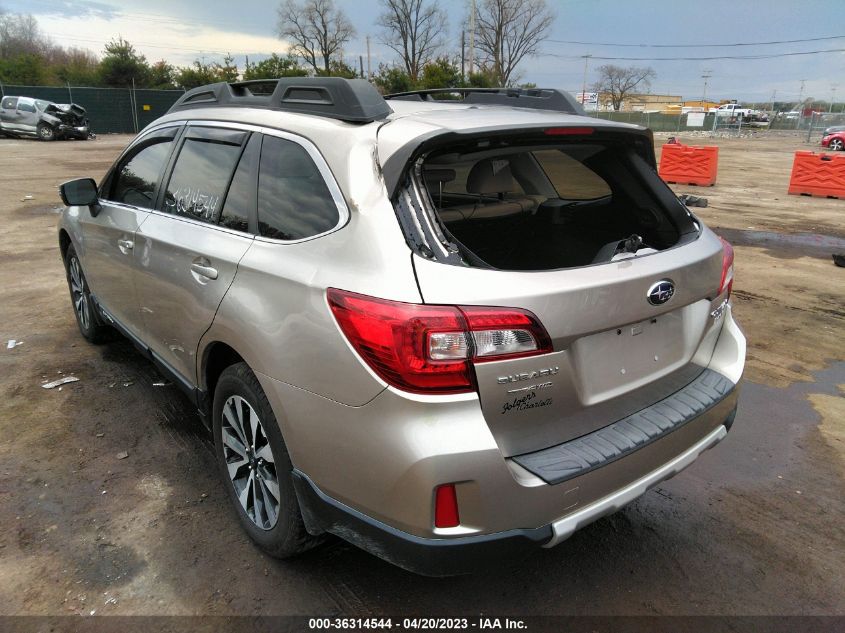 2015 SUBARU OUTBACK 2.5I LIMITED - 4S4BSANCXF3300854