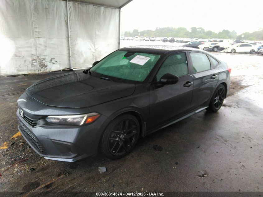2022 HONDA CIVIC SEDAN SPORT - 2HGFE2F50NH560521