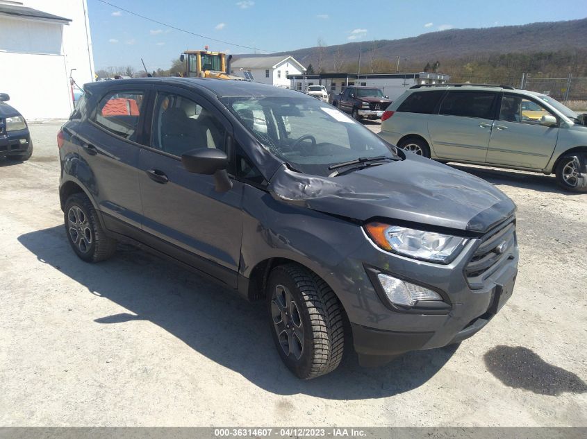 2020 FORD ECOSPORT S - MAJ6S3FL0LC385883
