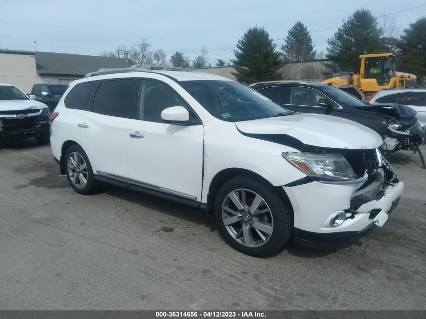 2013 NISSAN PATHFINDER PLATINUM - 5N1AR2MM8DC616192