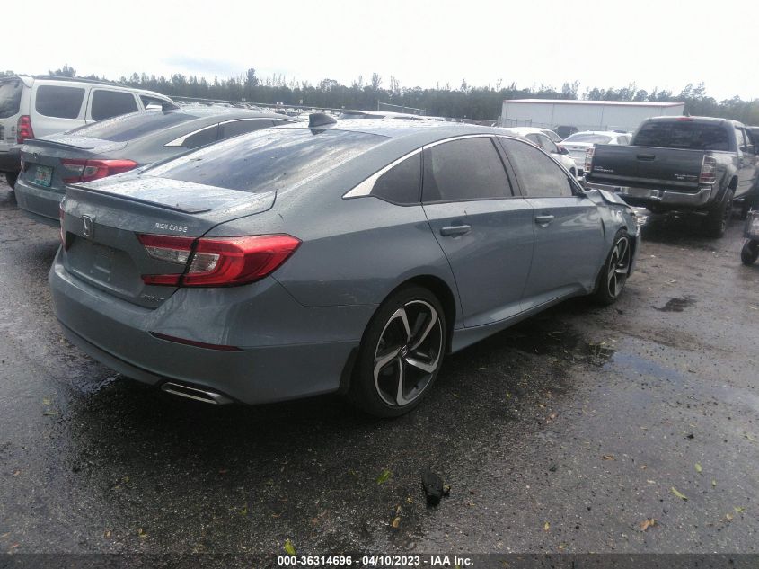 2022 HONDA ACCORD SEDAN SPORT - 1HGCV1F37NA107507