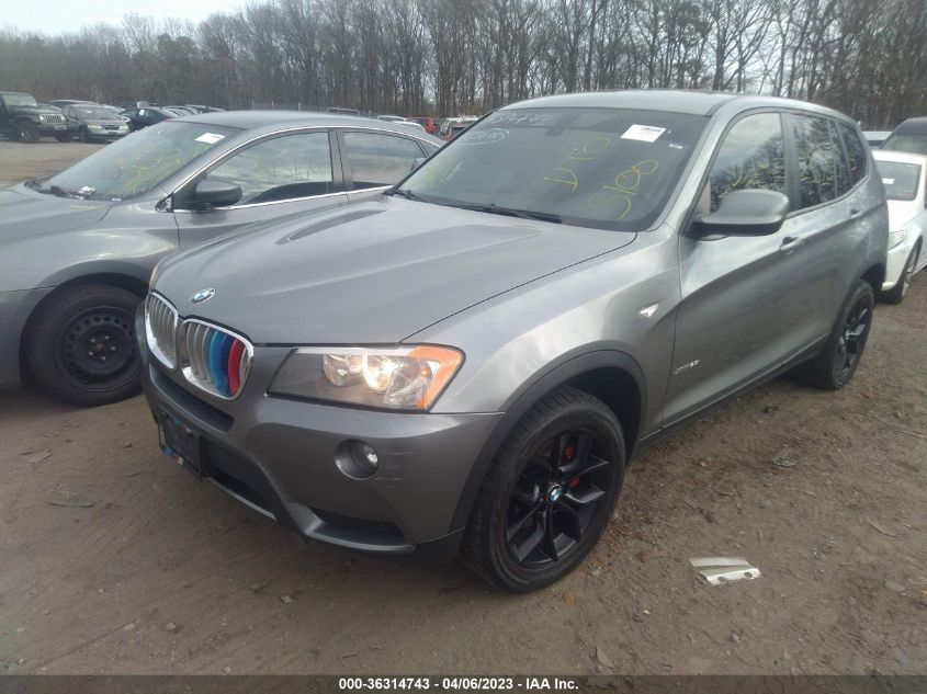 2013 BMW X3 XDRIVE28I - 5UXWX9C56D0A31777