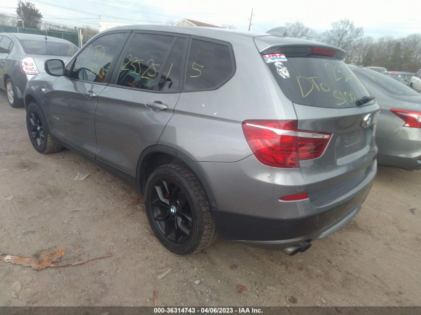 2013 BMW X3 XDRIVE28I - 5UXWX9C56D0A31777