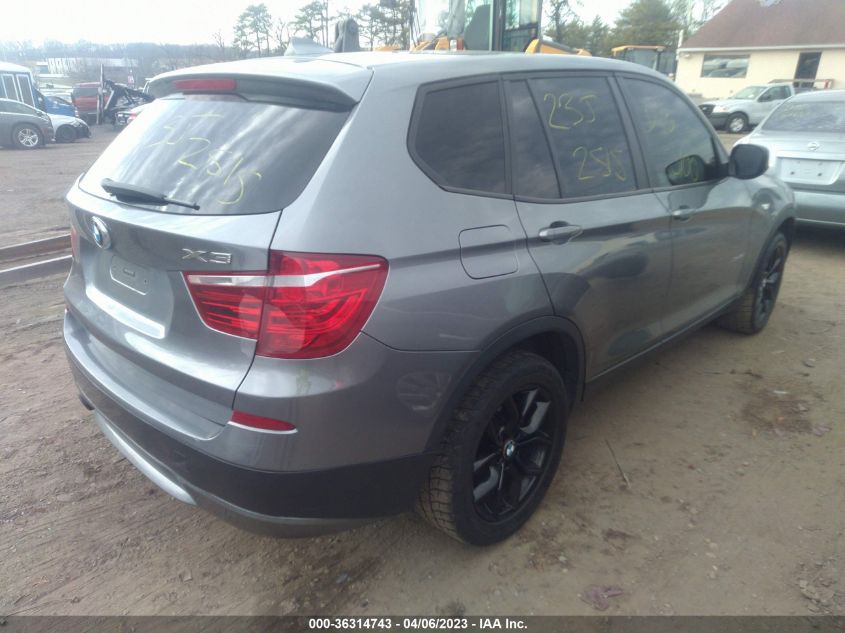 2013 BMW X3 XDRIVE28I - 5UXWX9C56D0A31777