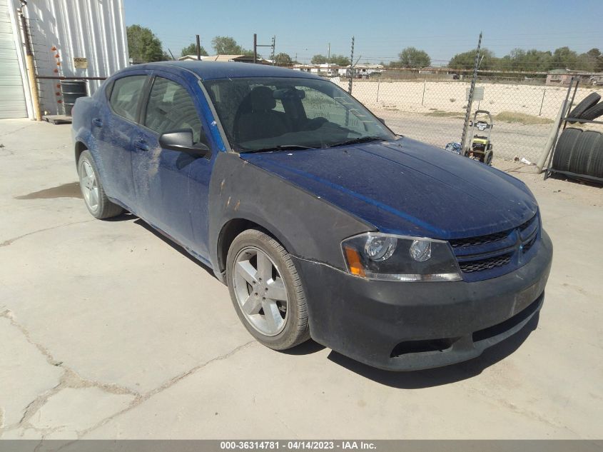 2014 DODGE AVENGER SE - 1C3CDZAB2EN118832