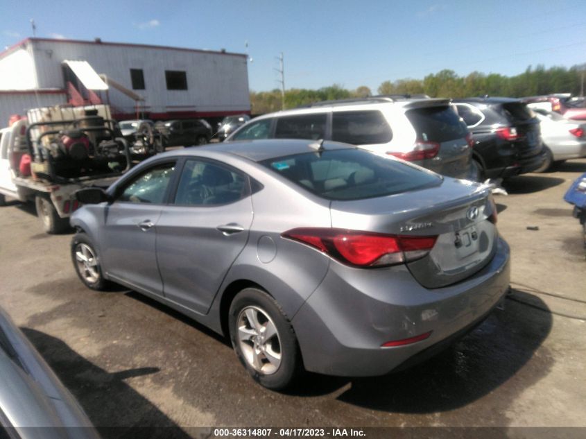2015 HYUNDAI ELANTRA SE - KMHDH4AE7FU297972