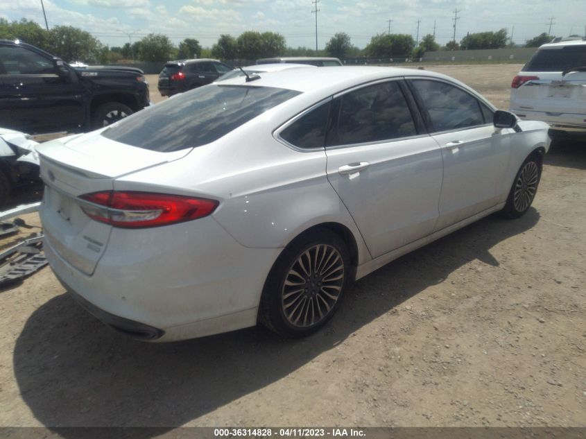 2017 FORD FUSION TITANIUM/PLATINUM - 3FA6P0K94HR131760