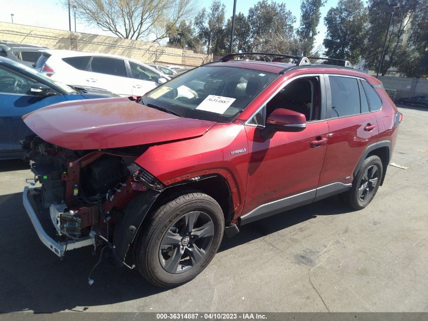 2021 TOYOTA RAV4 HYBRID LE - 4T3MWRFV3MU036466