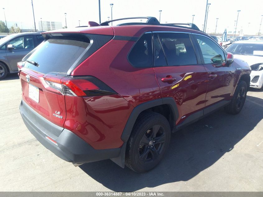 2021 TOYOTA RAV4 HYBRID LE - 4T3MWRFV3MU036466