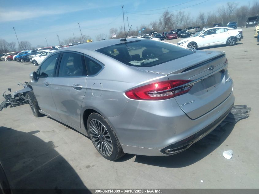 2018 FORD FUSION TITANIUM/PLATINUM - 3FA6P0D93JR154837